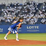 牧野真莉愛が始球式でノーバン投球でリベンジ達成！モーニング娘。’17がセ･パ交流戦に登場！