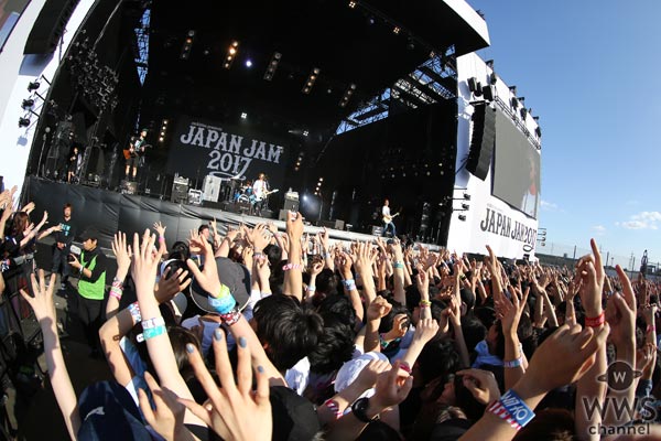 【ライブレポート】04 Limited SazabysがJAPAN JAM 2017を灼熱の音楽の楽園へと導く！「皆さんのトラウマも黒歴史も全部洗いざらい俺たちが壊す」