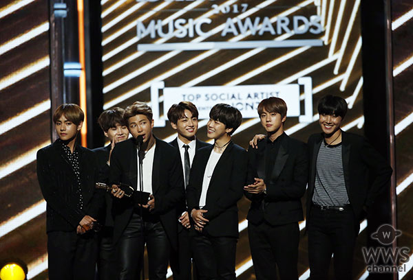 防弾少年団、ジャスティン・ビーバーを抜いて韓国グループ初米Billboard Music Awardsソーシャル・アーティスト受賞！