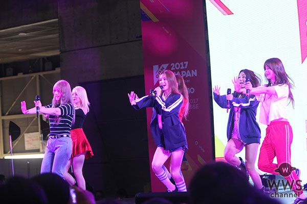 7人組ガールズグループ・CLCがKCON 2017 JAPANで圧巻のライブパフォーマンス！