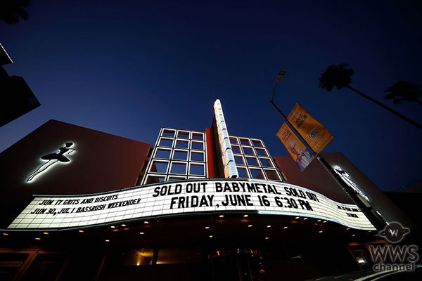 BABYMETAL、4000 人 SOLD OUT の LA ワンマンで海外限定曲を初披露!