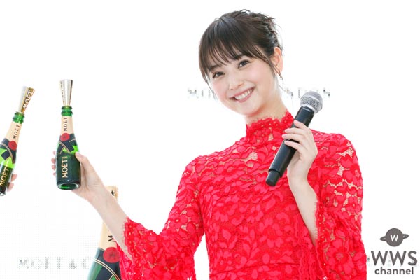 真っ赤にドレスアップした佐々木希が『MOET PARTY DAY 2017』オープニングセレモニーに登場！