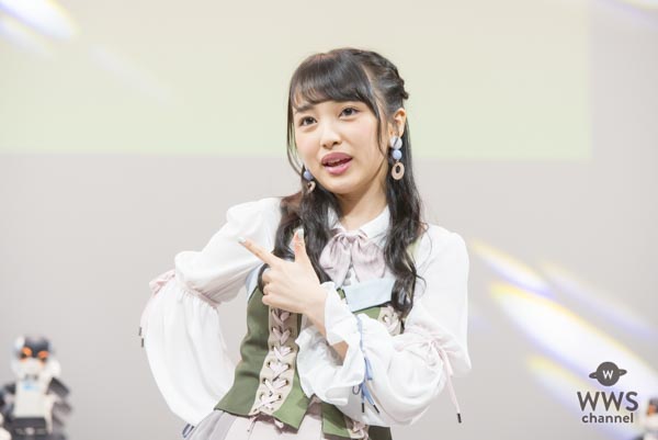AKB48 向井地美音がロボットから突然の告白！「推しメンですね私！」