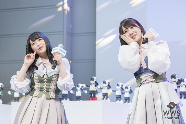 AKB48 向井地美音がロボットから突然の告白！「推しメンですね私！」