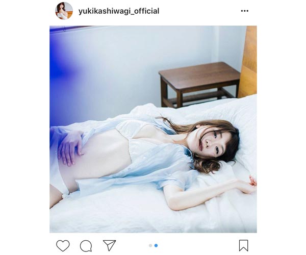 柏木由紀がInstagram開始後セクシー写真連発で「ゆきりんフェロモン全開」と歓喜のコメント殺到！