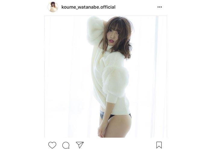 スパガ 渡邉幸愛が大人な表情のセクシーショットを披露！「ソロ写真集発売してほしいな」と熱望の声も！