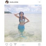 石田ニコルが可愛すぎる水着姿を披露！「本物のマーメイドや」と絶賛の声！