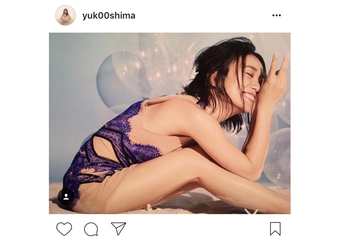 大島優子が大人セクシー＆無邪気な笑顔で魅せる！「よく見たら肌色の服着てるのね」と焦りの声も！