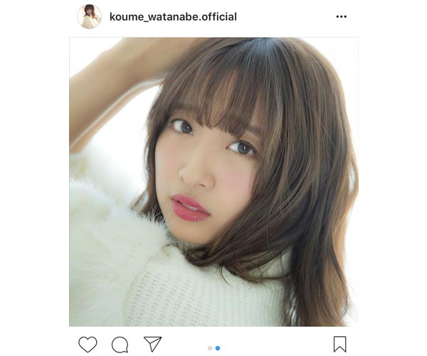 スパガ 渡邉幸愛が大人な表情のセクシーショットを披露！「ソロ写真集発売してほしいな」と熱望の声も！