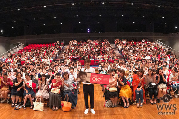 西島隆弘(Nissy)がファンの前にサプライズ登場！「僕を通して見るのは夢の世界であってほしい」初監督作品「OK?」披露イベント竹芝ニューピアホールで開催！