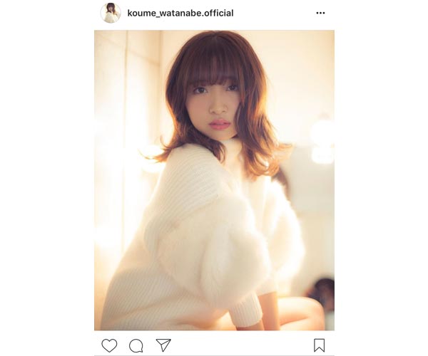 スパガ 渡邉幸愛が大人な表情のセクシーショットを披露！「ソロ写真集発売してほしいな」と熱望の声も！