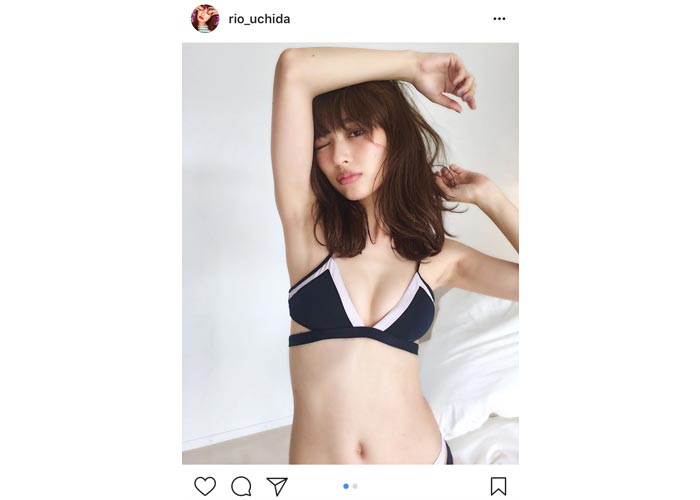 内田理央がSEXY過ぎる水着オフショットを連発！「今日はスペシャルデーか　秋のセクシー祭り」と歓喜の声！