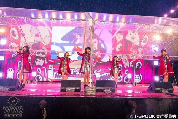 ラストアイドルの暫定メンバーとセカンドユニット Good Tearsが『T-SPOOK』で大雨の中、初のイベント出演！