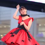 山地まりがデビューシングル発売イベントで可愛すぎるフリフリの赤衣装で熱唱！「渋谷のO-EASTぐらいでライブ出来たら嬉しい。いずれはMステ出演も(笑)」