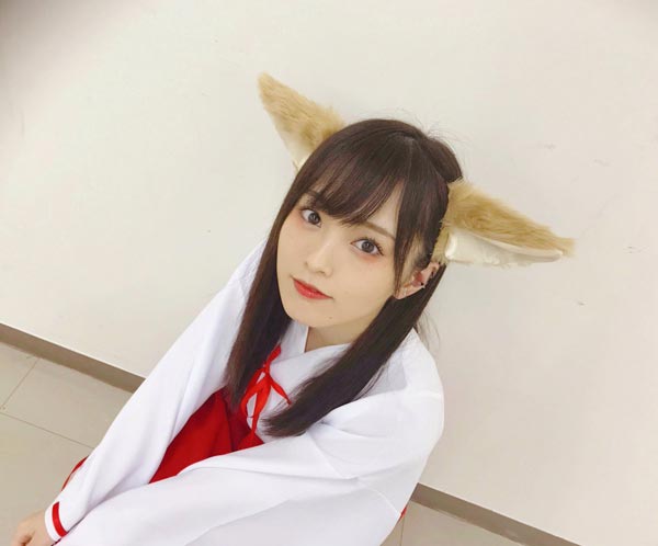 NMB48 山本彩が可愛すぎる狐巫女コスプレ姿を披露！「これは反則級の可愛いさ」と歓喜の声！