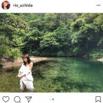 内田理央が大自然に囲まれたセクシー水着オフショットを披露！「可愛すぎて疲れ飛んだ」と歓喜の声！