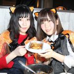 【動画】さくらシンデレラ・渡辺栞 藤咲はながハロウィンコスプレで牛角食べ放題！「綿あめすき焼きカルビ」の絶妙な味を堪能！