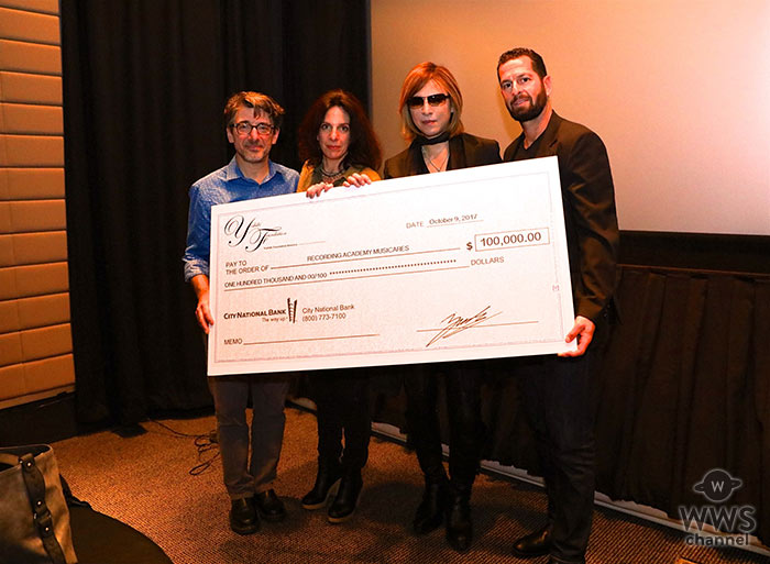 X JAPAN・YOSHIKI　家を失った ハリケーン米国被災者支援のために 11,270,000円(100,000ドル)を寄付！