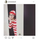 SKE48 松井珠理奈がハロウィンにキュートなウォーリー姿を連発！「ジューリーは可愛いすぎるから、一目でわかるよ」と歓喜の声！