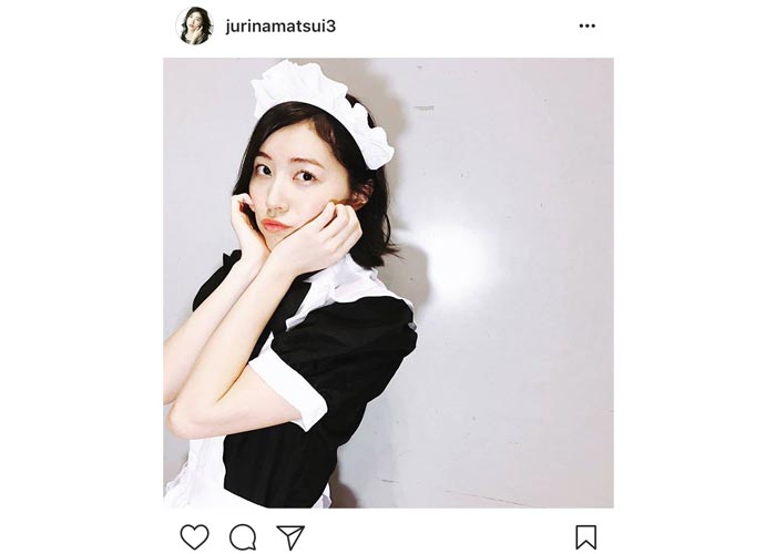 Ske48 松井珠理奈が超絶可愛いメイド姿を披露 じゅりメイドは破壊力抜群だわ と歓喜の声 Wwsチャンネル