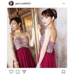 後藤真希がセクシーで美しすぎるドレス姿を披露！2児の母という事を感じさせない引き締まったボディーラインで魅了！