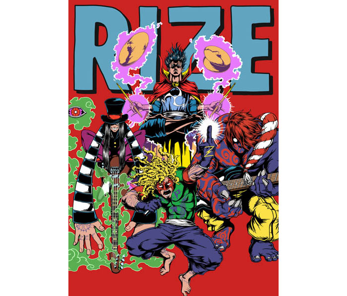 RIZE、ヴォーカルJESSEが監督を務める3部作のミュージックビデオ最終章、日仏合作のフルアニメーションを解禁！