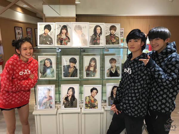 渋谷にα-X’s(アクロス)のコラボショップがオープン！敦貴、遥城、あかり、望優らが店舗を訪れ大盛況