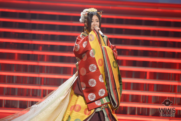 倉木麻衣が平安のお姫様をイメージさせるかのような十二単姿でNHK紅白の最終日リハーサルに登場！