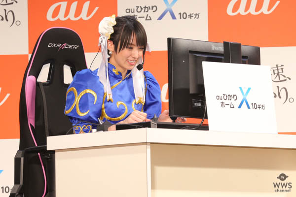 南 明奈がチュンリーの衣装で登場！ 世界最速の通信速度でプロゲーマーと真っ向勝負！TKOも応援に駆け つける ハート型チョコでバレンタインサプライズも！？