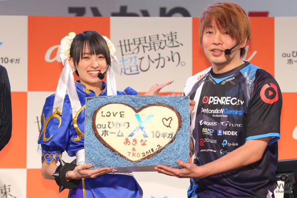 南 明奈がチュンリーの衣装で登場！ 世界最速の通信速度でプロゲーマーと真っ向勝負！TKOも応援に駆け つける ハート型チョコでバレンタインサプライズも！？