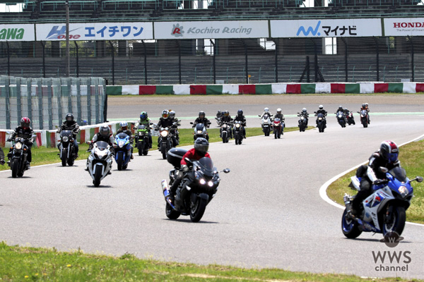 元SKE48・梅本まどかが鈴鹿サーキットのバイクイベントに登場！バイク女子も大集合！