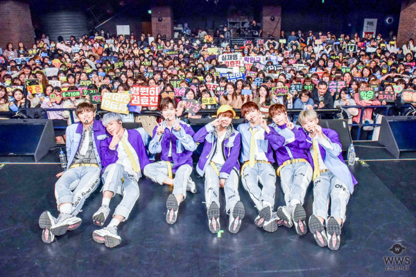 新人 No.1の実力派K-POPボーイズグループ・ONF(オンエンオフ)、 日本1stファンミーティングを渋谷・TSUTAYA O-EASTで開催で2,000人を魅了！2018年夏日本デビュー決定！