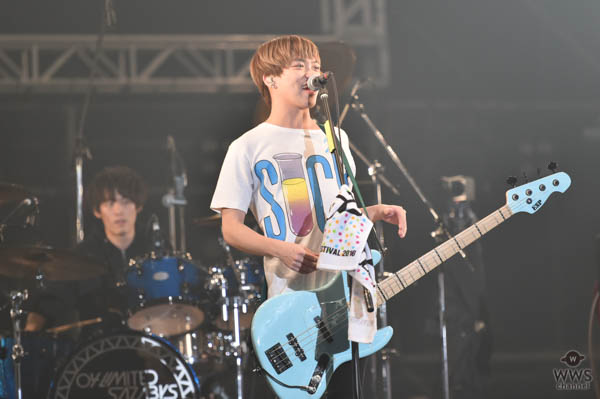 04 Limited SazabysがMASSIVE STAGEトップバッターで登場！4 人の新たな代表曲「Squall」など全10曲で2万人を超える来場者を魅了！＜ツタロックフェス2018＞