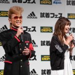 AAA・宇野実彩子、氣志團・綾小路 翔がadidas「試着フェス」に登場！