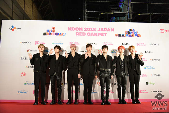 MONSTA X（몬스타엑스）が「KCON 2018 JAPAN」レッドカーペットに登場！