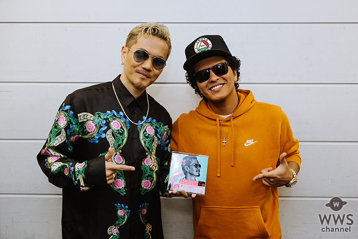 EXILE ATSUSHIがブルーノ・マーズと再会！「グラミー6冠本当におめでとう」