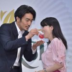 ブルサン アンバサダー就任発表会 大谷さんが、「ブルサ・・・あ~ん」と来場者に急接近サプライズ! 「一緒にドキドキしてました」と赤裸々コメント