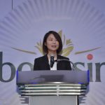 ブルサン アンバサダー就任発表会 大谷さんが、「ブルサ・・・あ~ん」と来場者に急接近サプライズ! 「一緒にドキドキしてました」と赤裸々コメント