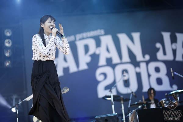 阿部真央、「JAPAN JAM 2018」で勢いのあるステージで魅了！デビュー10周年へ「もっと邁進できるように頑張りたい」