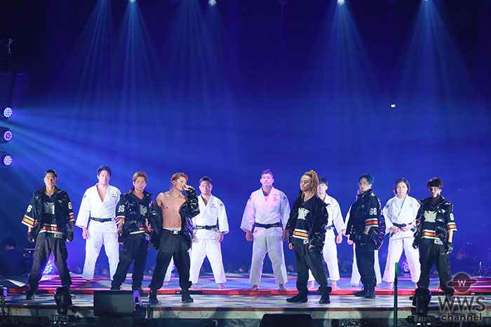 EXILE THE SECOND、ファイナル公演初日に日本柔道界とステージ共演！