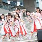 ばってん少女隊がシングル「無敵のビーナス」リリースイベント最終日 巨大茄子（ナス）の「神輿のビーナス」を披露！