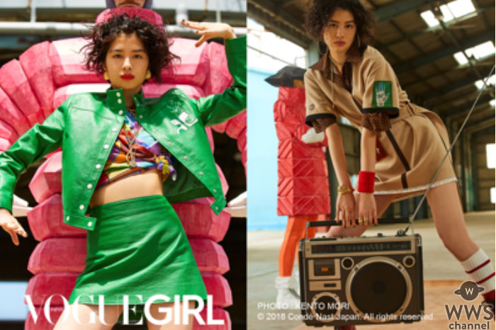 朝ドラ女優佐久間由衣が、『VOGUE GIRL』の好評企画、 「GIRL OF THE MONTH」に初登場！　 ヘルシーボディーで、モードなスポーツMIXスタイルに挑戦。