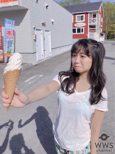 大原優乃のソフトクリームから「ひょっこりはん」が可愛ずぎると反響、「圧倒的天使感」