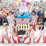 ばってん少女隊がシングル「無敵のビーナス」リリースイベント最終日 巨大茄子（ナス）の「神輿のビーナス」を披露！