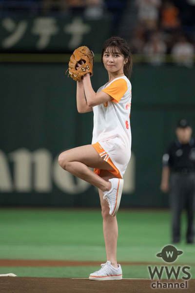 AAA宇野実彩子、初始球式でAAA魔球披露！？