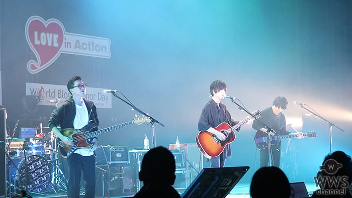 【動画】４人組ロックバンド・andropが『LOVE in Action Meeting(LIVE)』にトップバッターで登場！ つながりをテーマの楽曲でオーディエンスと献血をつなぐ！