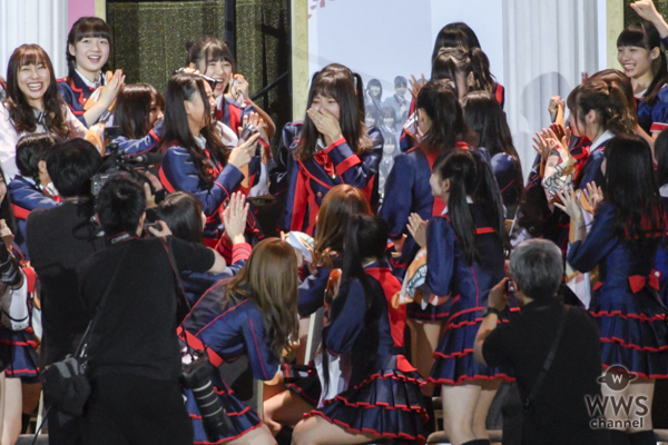 SKE48・青木詩織が悲願の初ランクイン！日高優月らと「アップカミングガールズ」に選抜入り！！〈AKB48 53rdシングル 世界選抜総選挙〉