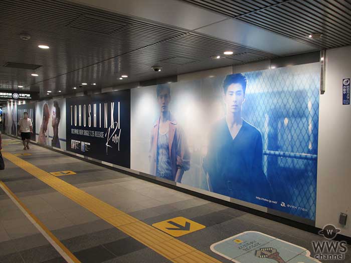 東方神起が渋谷駅をジャック！シングル発売に合わせ”東方神起ロード”が登場！！