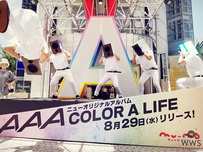 SHIBUYA109に巨大スピーカー出現！AAA、新曲「DEJAVU」解禁！