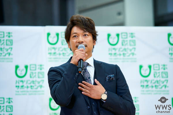 稲垣吾郎、草彅剛、香取慎吾がパラスポーツ応援チャリティーソング『雨あがりのステップ』寄付贈呈式に登壇！